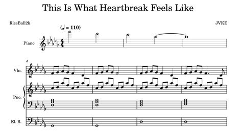 This is what heartbreak feels like piano sheet music, and why it resonates with the soul